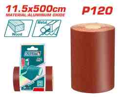 TAC12065 - "ТОТАL" Шлифовальная наждачная бумага 11.5x500см, P120