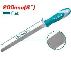 THT91186 - "ТОТАL" Напильник плоский 200мм, сталь T12.