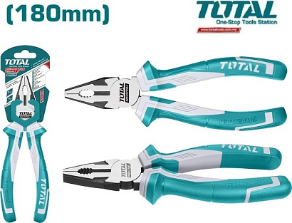 THT210706 - "ТОТАL" плоскогубцы 180мм  Cr-V