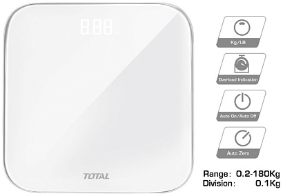 TESA41802 - "ТОТАL" Весы напольные 0.2-180Кг