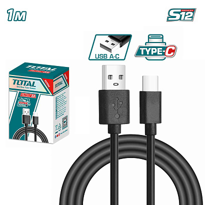 TIUCC01 - "ТОТАL" Кабель USB + Type-C, 1m.