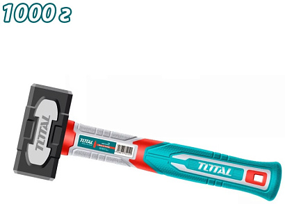 THSTH61000 - "ТОТАL" Мини кувалда кованная 1000гр, рукоятка стекловолокно.
