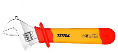 THIADW081 - "ТОТАL" Изолированный разводной ключ INDUSTRIAL, 200мм, 1000V