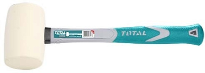 THT761636 - "TOTAL" Киянка белая 450гр,  фибергласовая рукоятка.