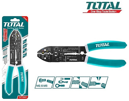 THT15851 - "ТОТАL" Электропассатижи 215мм