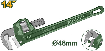 JDPW1114, Jadever, Ключ трубный, самозажимной 48мм