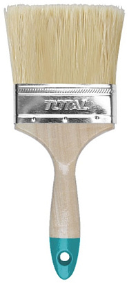 THT84031 "ТОТАL" Кисть плоская деревянная ручка 75мм.