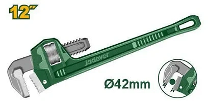 JDPW1112, Jadever, Ключ трубный, самозажимной 42мм