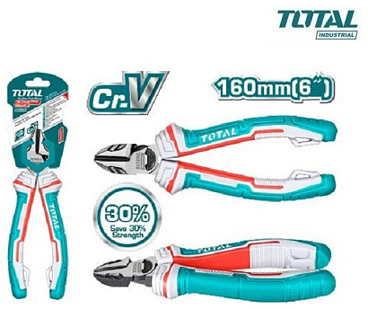 THT230606 - "ТОТАL" бокорезы 160мм Cr-V