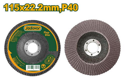 JDYL1301, Jadever, Лепестковый диск 115x22,2мм