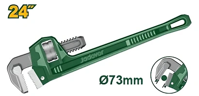 JDPW1124, Jadever,  Ключ трубный, самозажимной 73мм