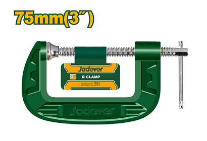 JDCP1103, Jadever, Струбцина тип-G, 75мм.